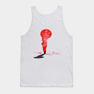 Lonely Girl | Oriental Japanese Art Tank Top